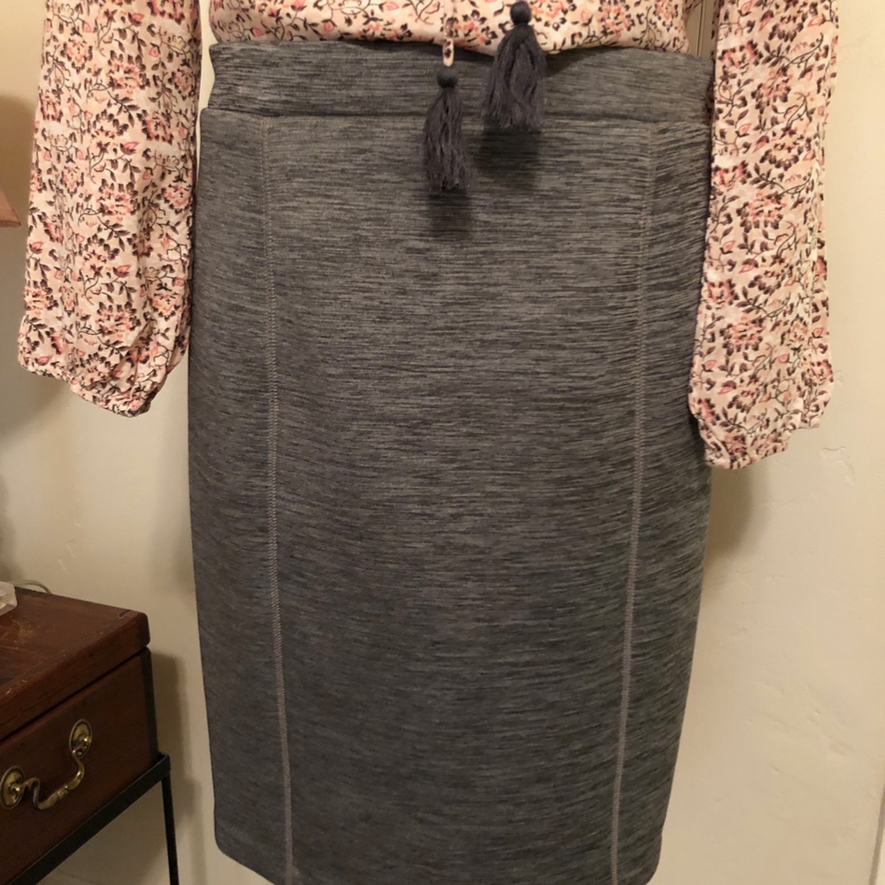 Elle Printed Stretch Pencil Skirt